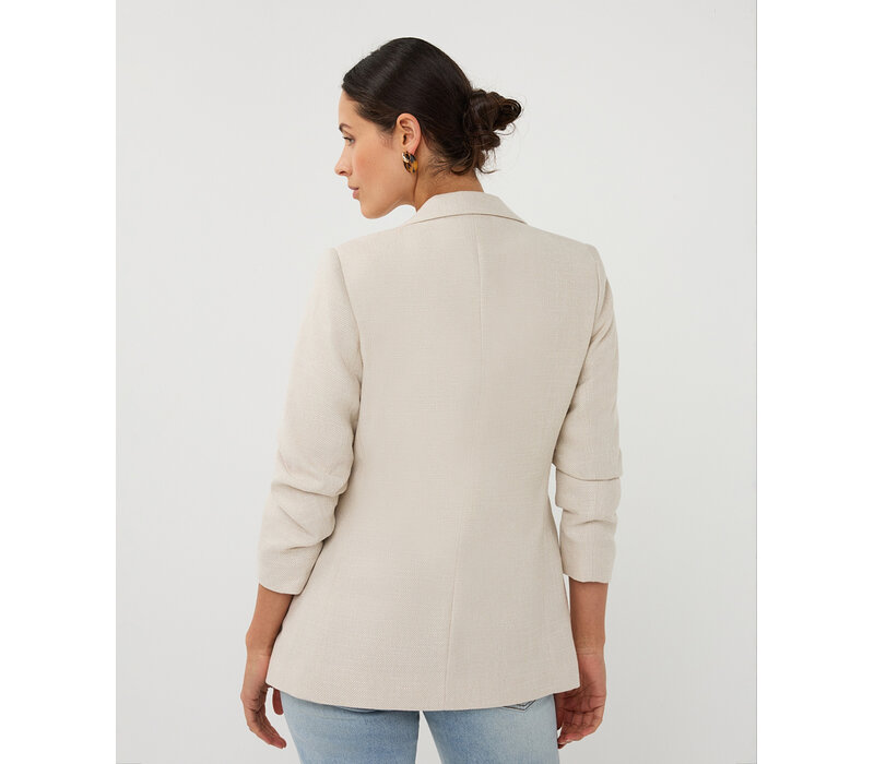 Esqualo 10045  Light Sand Linen Look Blazer