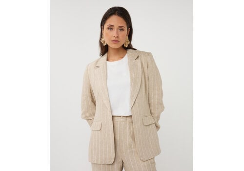 EsQualo S/S EsQualo 17005 Linen Stripe Blazer
