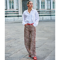 Esqualo 12001 Leopardprint Trousers