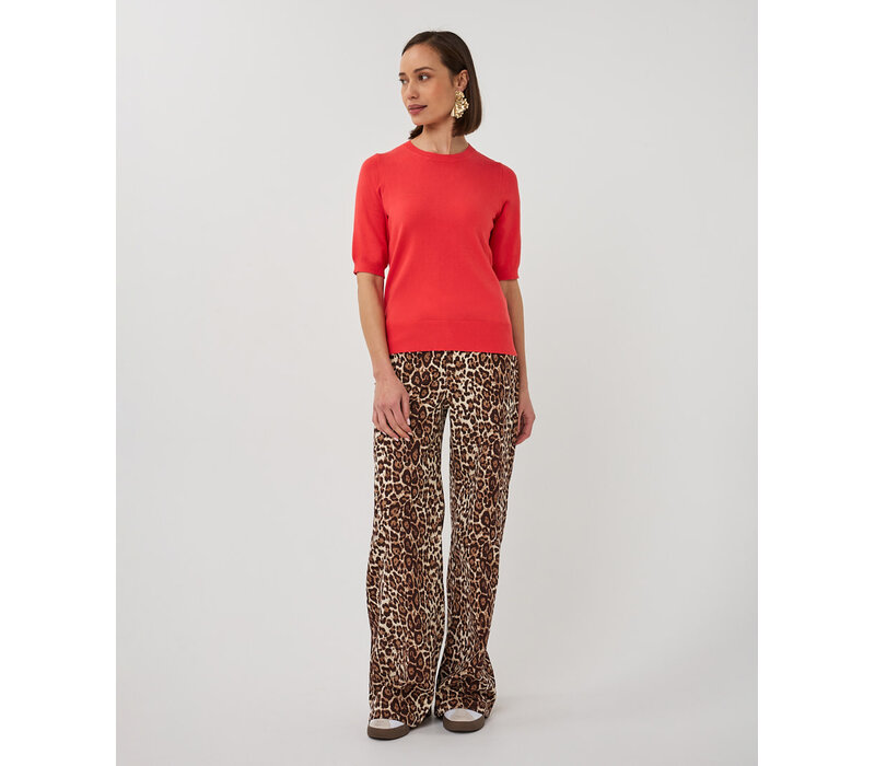 Esqualo 12001 Leopardprint Trousers