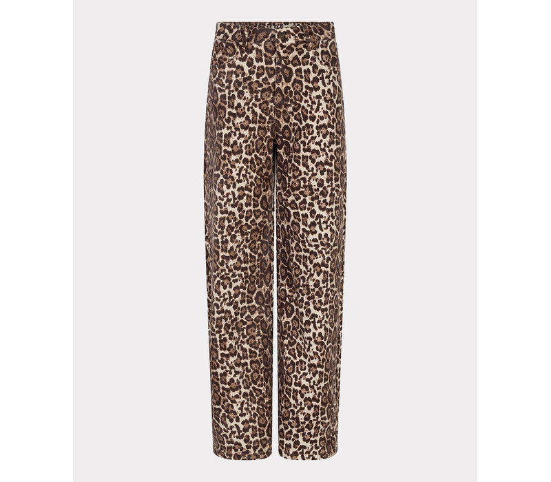 Esqualo 12001 Leopardprint Trousers