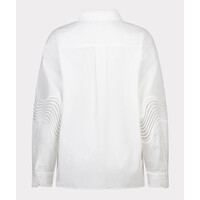 Esqualo 14012 Off-Wht Lace poplin Blouse