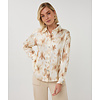 EsQualo S/S Esqualo 14014 Beige Print Blouse