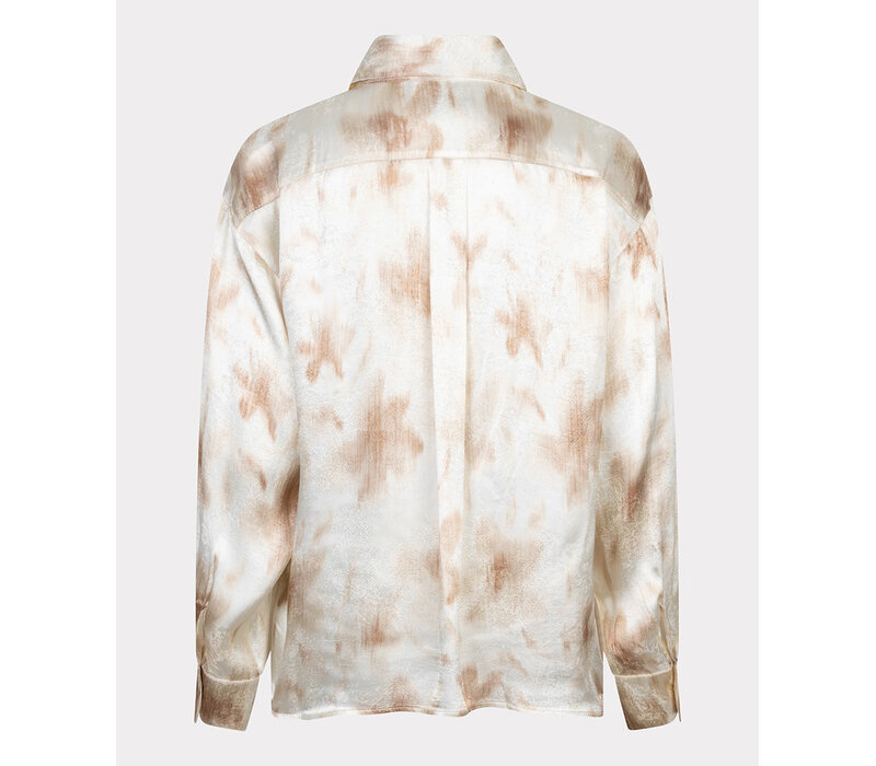 Esqualo 14014 Beige Print Blouse