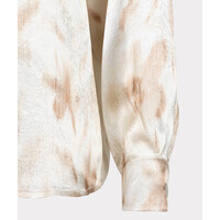 Esqualo 14014 Beige Print Blouse