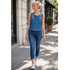 MD’M 46672339 Embroidered Denim Top