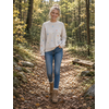MD’M MD’M 3.50.156.01 Oatmeal Sweater w/Hearts