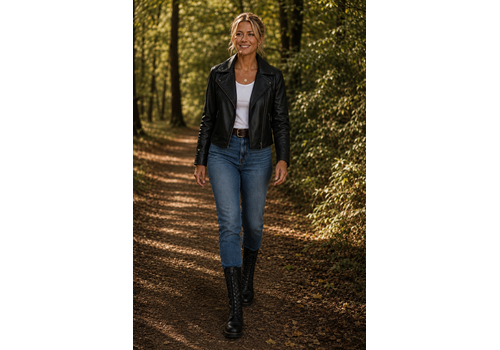 MD’M MD’M 36342209 Faux Leather Biker Jacket
