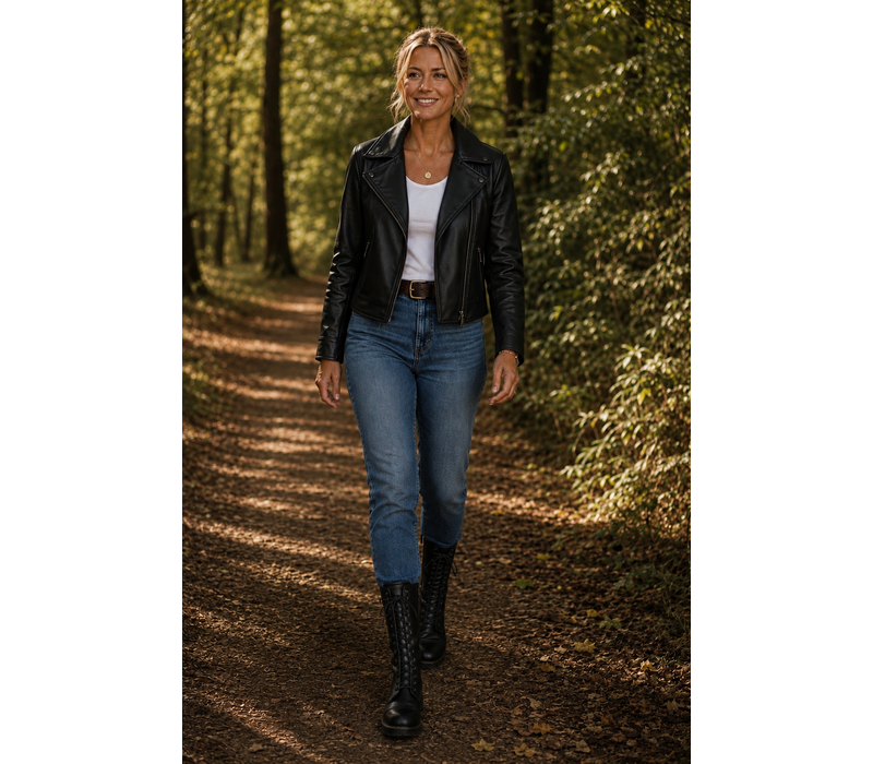 MD’M 36342209 Faux Leather Biker Jacket