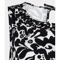 EsQualo 30202 Black & White Stretch Top