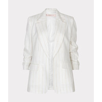 EsQualo 17200 Stripe Linen Mix Blazer