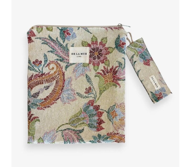 DE LA MUR 866 Fabric Bookcover & Bookmark