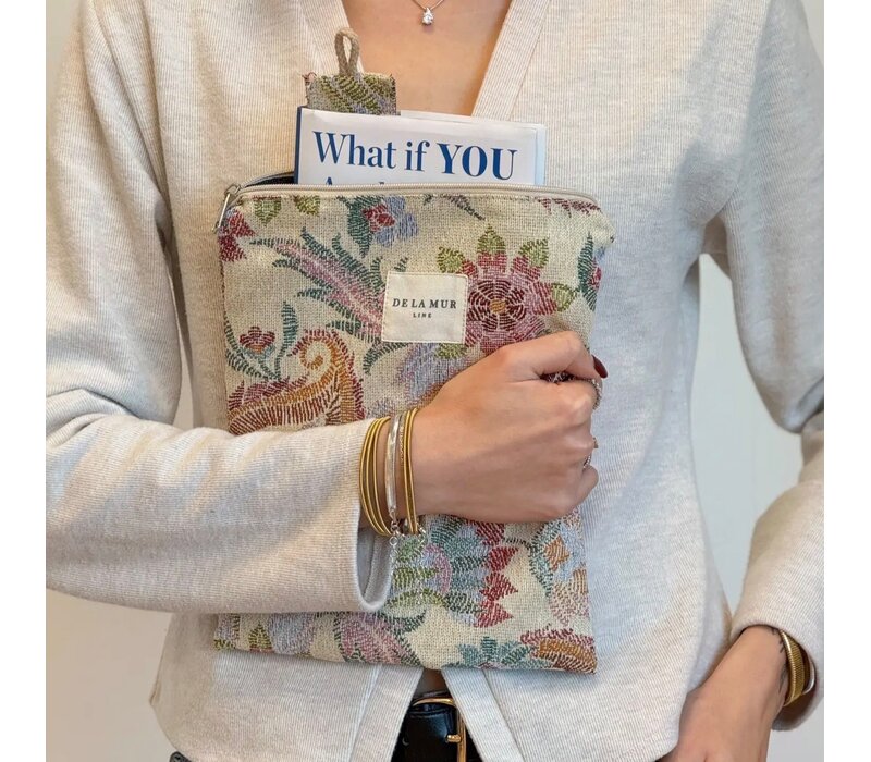 DE LA MUR 866 Fabric Bookcover & Bookmark