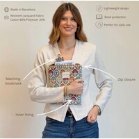 DE LA MUR 897 Fabric Bookcover & Bookmark