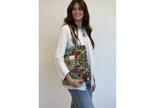 DE LA MUR DE LA MUR “BOSPBOLA” Fabric Shoulder Bag