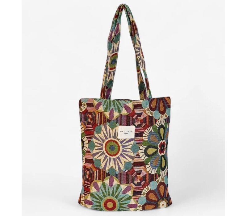 DE LA MUR “BOSPBOLA” Fabric Shoulder Bag