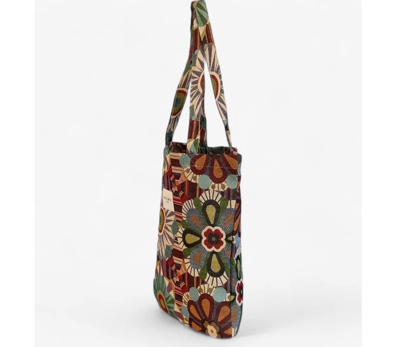 DE LA MUR “BOSPBOLA” Fabric Shoulder Bag