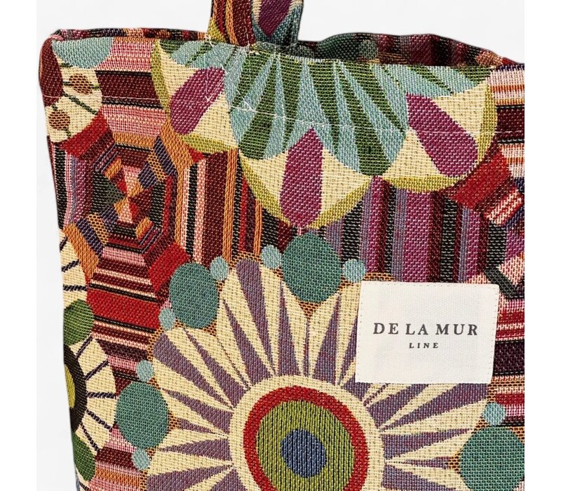 DE LA MUR “BOSPBOLA” Fabric Shoulder Bag