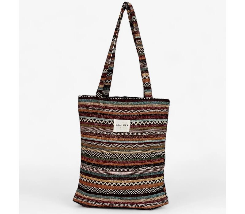 DE LA MUR “BOSPPIPER” Fabric Shoulder Bag