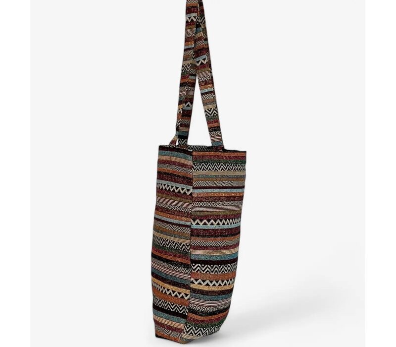DE LA MUR “BOSPPIPER” Fabric Shoulder Bag