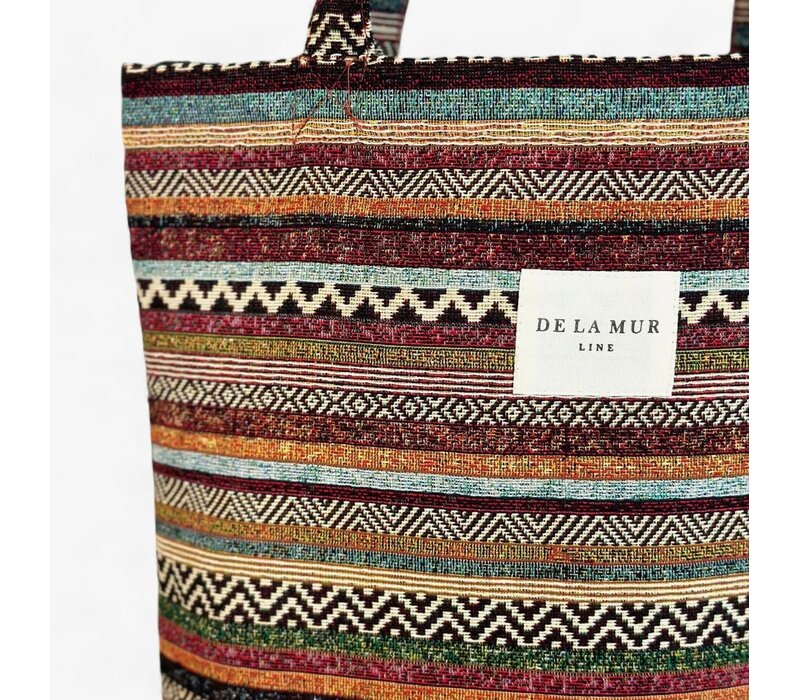 DE LA MUR “BOSPPIPER” Fabric Shoulder Bag