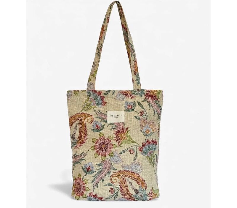 DE LA MUR “BOSBCCOLOR” Fabric Bag w/Zip