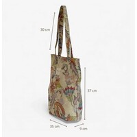 DE LA MUR “BOSBCCOLOR” Fabric Bag w/Zip
