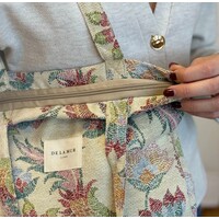 DE LA MUR “BOSBCCOLOR” Fabric Bag w/Zip