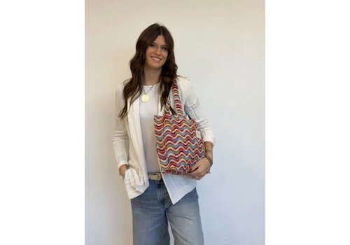 DE LA MUR DE LA MUR “BOSZQUEEN” Large Fabric Bag