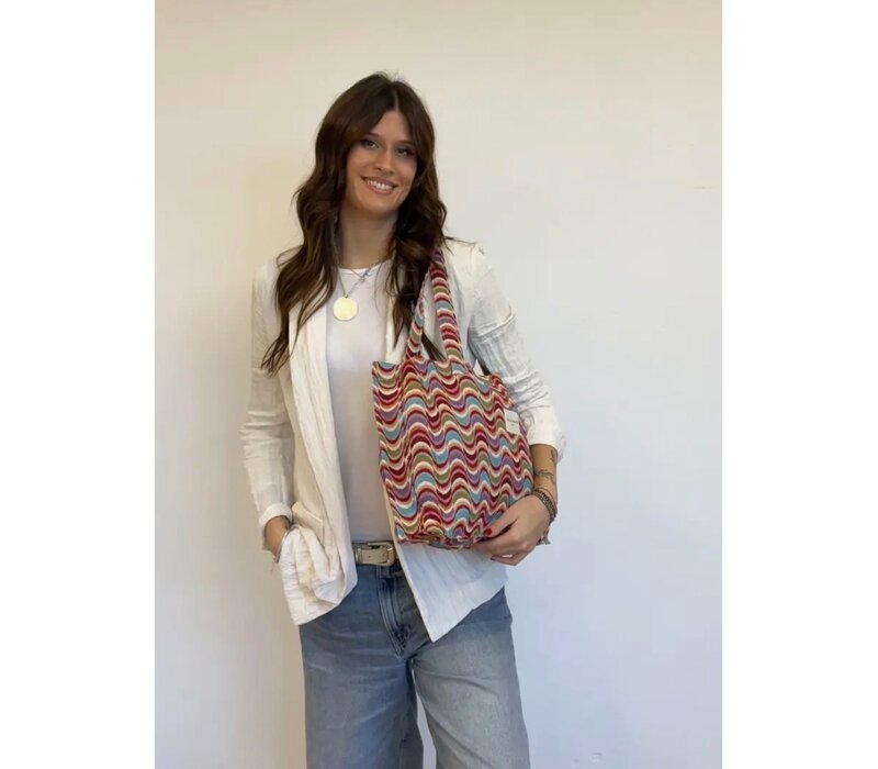 DE LA MUR “BOSZQUEEN” Large Fabric Bag