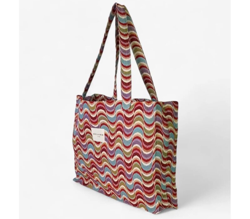 DE LA MUR “BOSZQUEEN” Large Fabric Bag