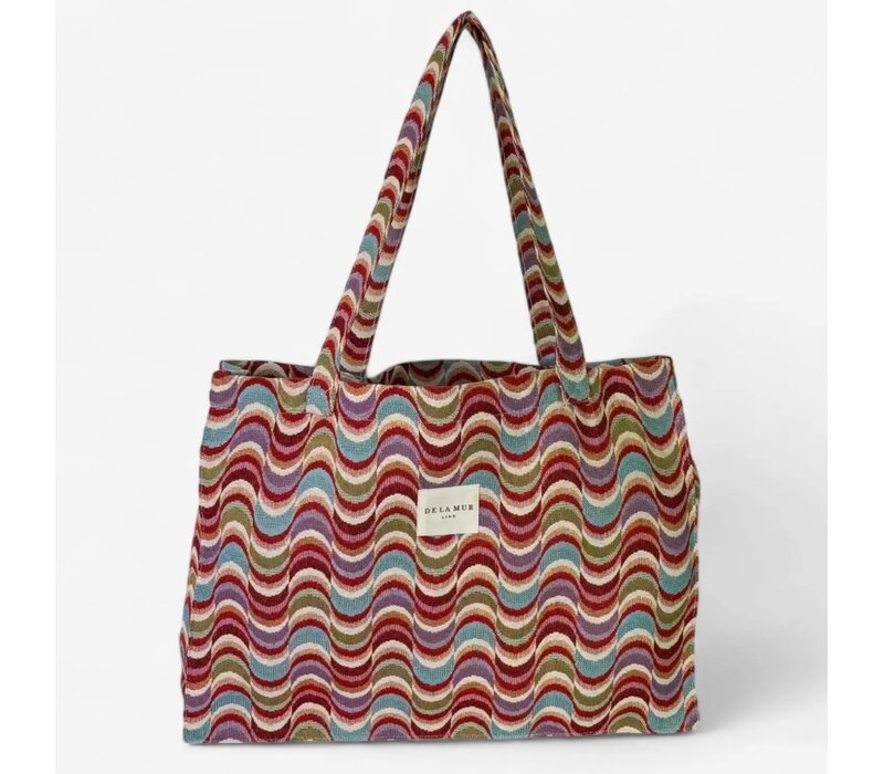 DE LA MUR “BOSZQUEEN” Large Fabric Bag