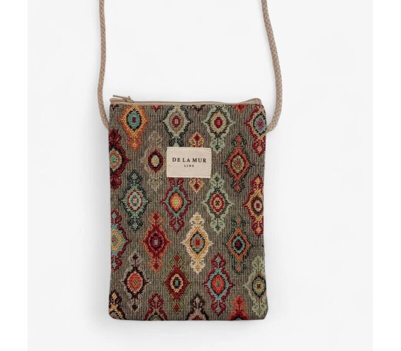 DE LA MUR “PMTRIGO” Fabric Phone Bag