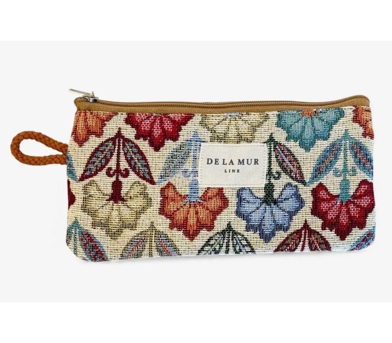 DE LA MUR “FUFLORA” Fabric Glasses Pouch