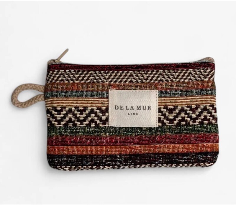 DE LA MUR “MON2PIPER” Fabric Purse