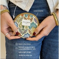 DE LA MUR “MONREFLORA” Circle Purse