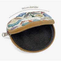 DE LA MUR “MONREFLORA” Circle Purse