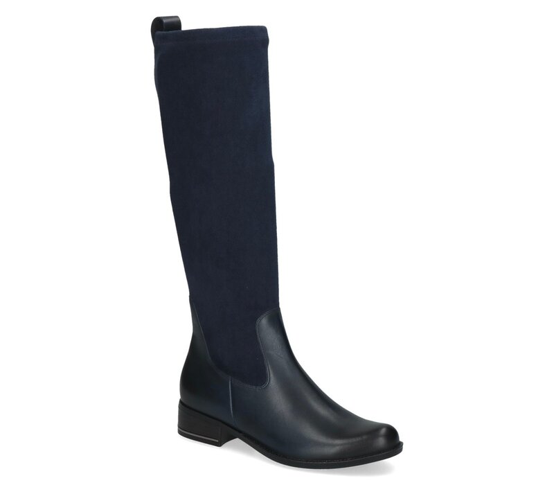 Caprice 25514 Navy Comb Knee Hi Boots
