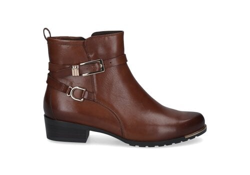 Caprice Boots Caprice 25307 Cognac Comb Ankle Boot