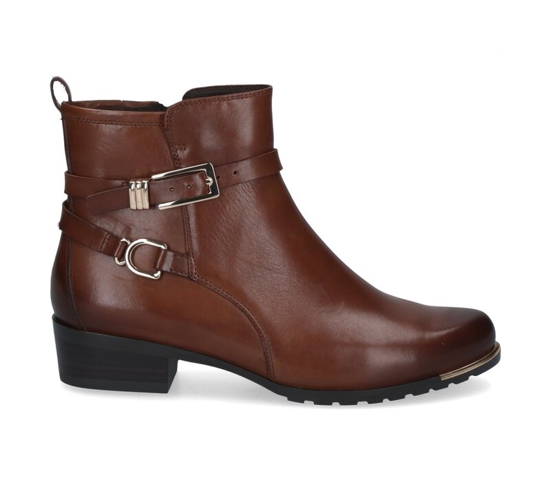 Caprice 25307 Cognac Comb Ankle Boot