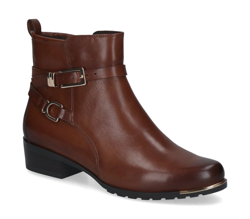Caprice 25307 Cognac Comb Ankle Boot