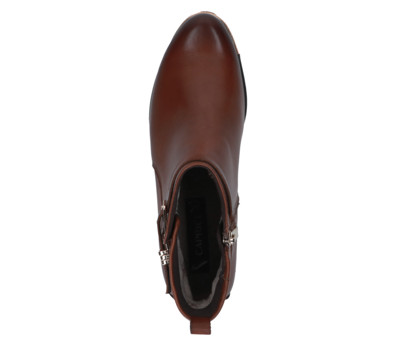 Caprice 25307 Cognac Comb Ankle Boot