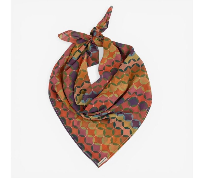 DE LA MUR Autumnal Scarf “SALT”