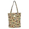 DE LA MUR DE LA MUR “BLUM” Floral Fabric Bag w/Zip