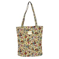 DE LA MUR “BLUM” Floral Fabric Bag w/Zip