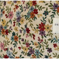 DE LA MUR “BLUM” Floral Fabric Bag w/Zip