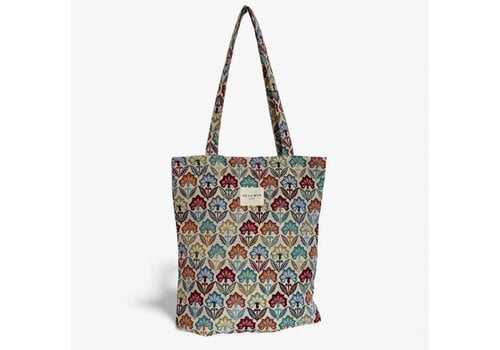 DE LA MUR DE LA MUR “BOSPCFLORA” Fabric Bag w/Zip
