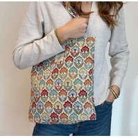 DE LA MUR “BOSPCFLORA” Fabric Bag w/Zip