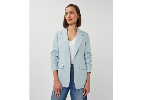 EsQualo S/S EsQualo 10045 Blue Linen Look Blazer