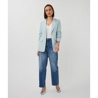 EsQualo 10045 Blue Linen Look Blazer